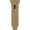 Ekena Millwork 2 3/4"W x 5 1/2"D x 8"H Mini Lucan Wood Corbel, Cherry CORW03X06X08LUCH - alternate 3